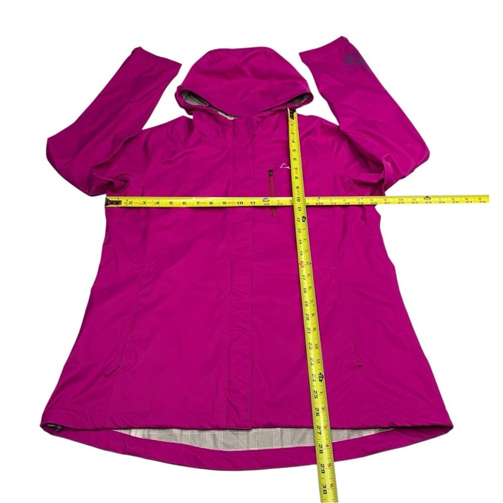 Paradox Lightweight Hooded Rain Jacket Magenta Size M Waterproof Travel Raincoat - Picture 10 of 14